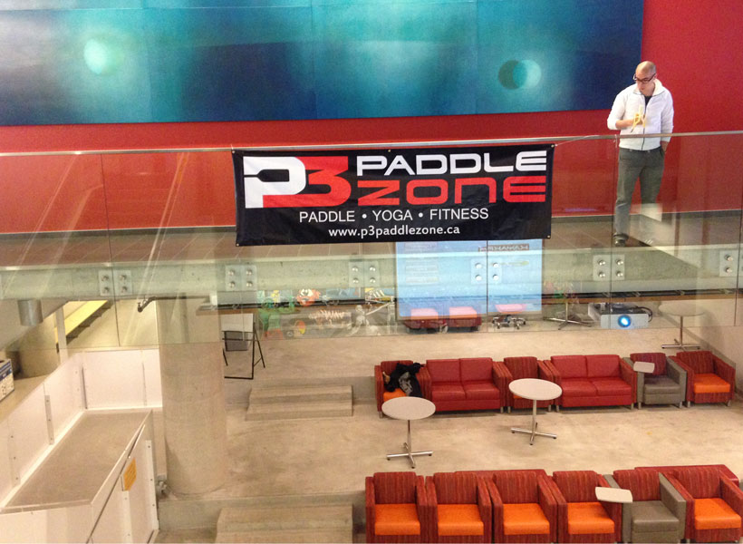 p3 paddle zone banner